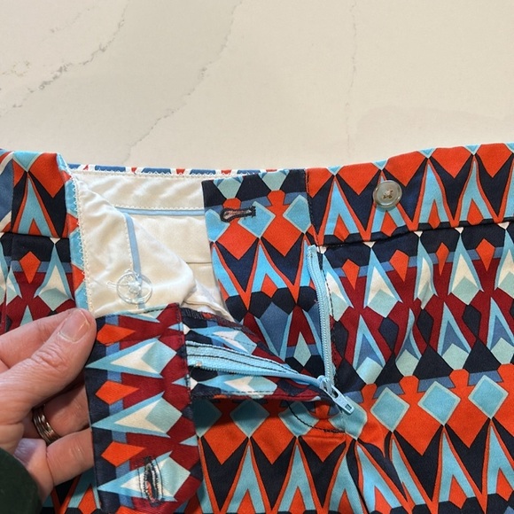 J. Crew Colorful Patterned Shorts Size 0 - Picture 8 of 8